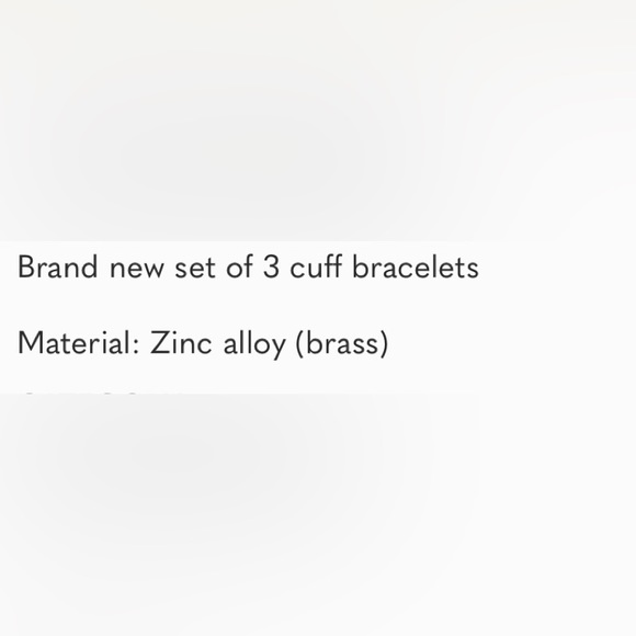 Set of 3 gold bracelets brand new - Picture 4 of 4